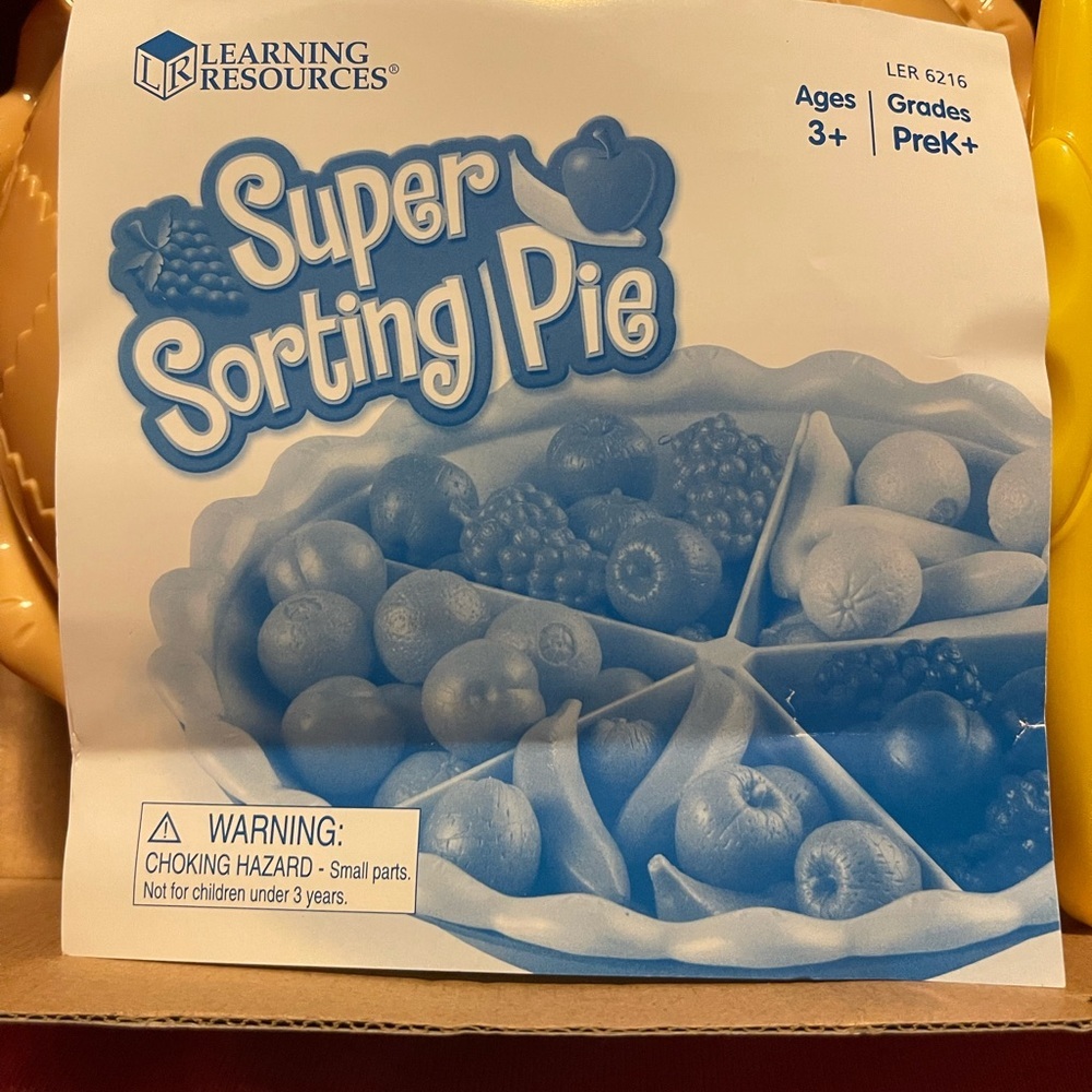 Learning Resources Super Sorting Pie Game Learning Fun Colors Shapes Quantity - Picture 11 of 11